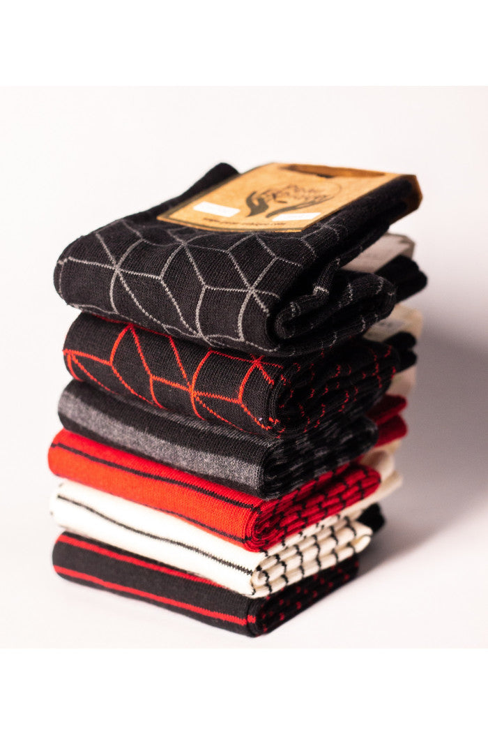 Lot de Chaussettes Rayées, lot de chaussettes homme, chaussettes pas chères