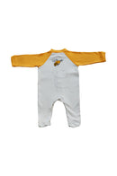 Pyjama Abeille Coton Bio, dors bien, pyjama bio, pyjama bébé, pyjama écru