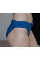 Slip bleu coton biologique
