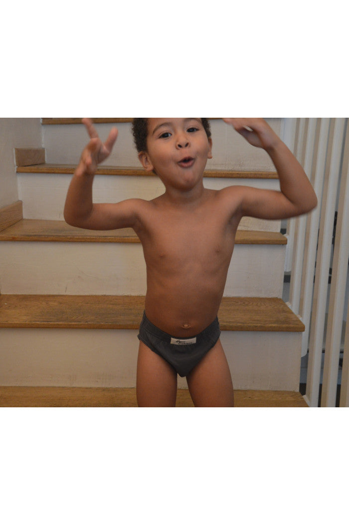 Slip Enfant Coton Bio Gris