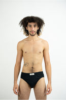 Slip homme coton biologique, sous-vêtement homme, slip noir, slip bio, slip kangourou, homme slip