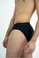 Slip homme coton biologique, sous-vêtement homme, slip noir, slip bio, slip kangourou, homme slip