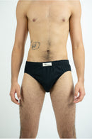 Slip homme coton biologique, sous-vêtement homme, slip noir, slip bio, slip kangourou, homme slip