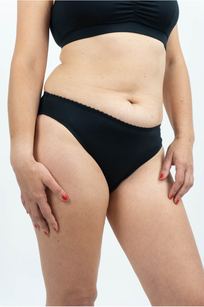 Slip coton femme, slip femme, slip noir femme, slip coton bio