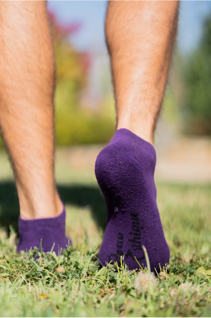 socquettes violet, chaussettes coton,
