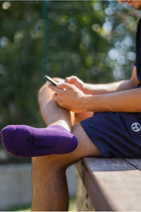 socquettes violet, chaussettes