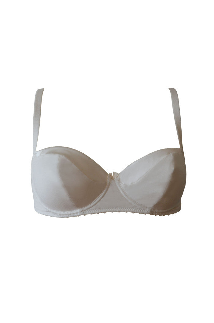 Soutien-Gorge avec armatures Ecru, soutien-gorge coton, soutien-gorge claudine, soutien-gorge soie, soutien gorge bio