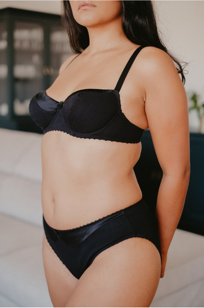 Soutien-Gorge avec Armatures Noir, soutien-gorge coton, soutien-gorge soie, soutien-gorge bio, soutien-gorge coton bio