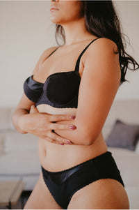 Soutien-Gorge avec Armatures Noir, soutien-gorge coton, soutien-gorge soie, soutien-gorge bio, soutien-gorge coton bio