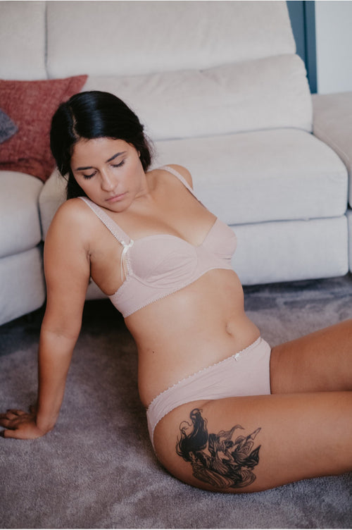 Soutien-gorge avec armatures élégance coton bio, soutien gorge coton, soutien gorge bio