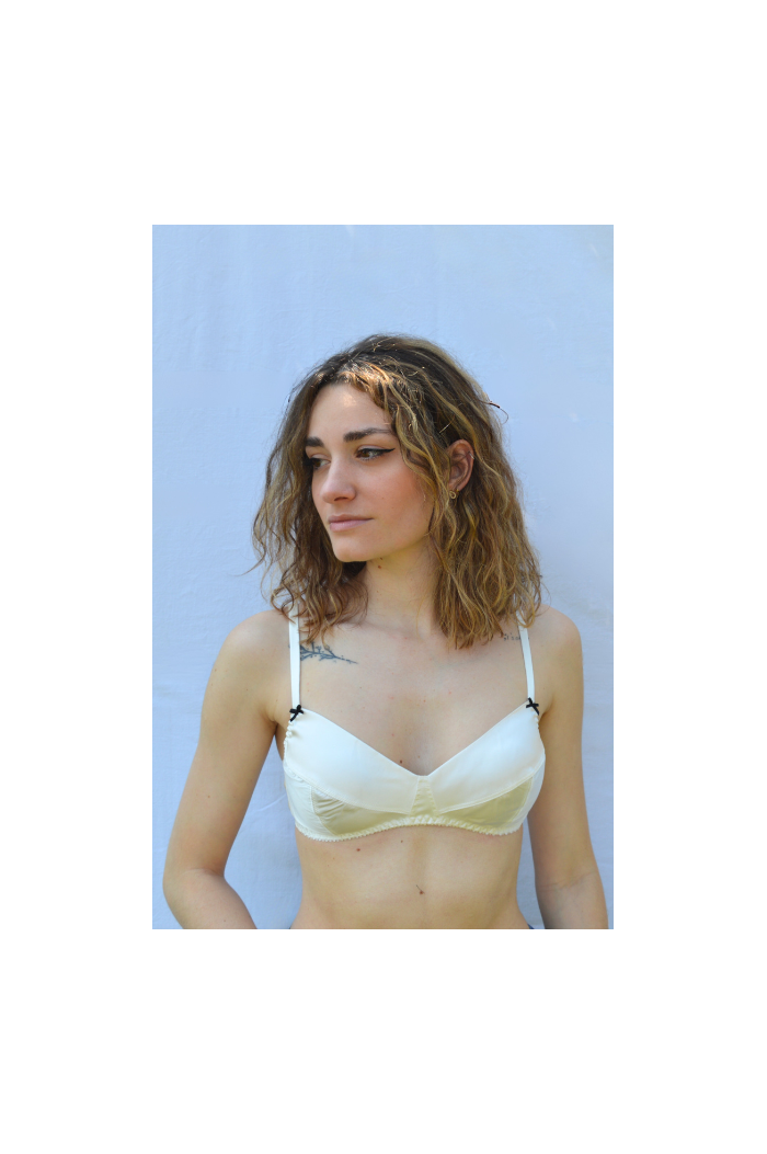 Soutien-Gorge sans armatures soie, lingerie en soie, soie bio et pacifique