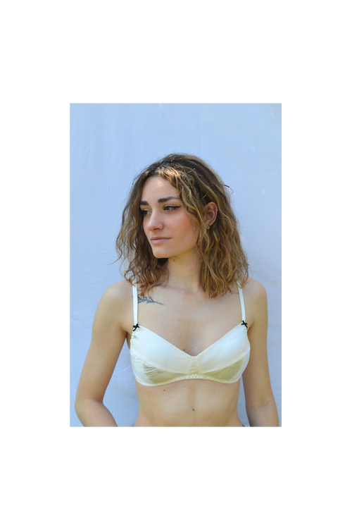 Soutien-Gorge sans armatures soie, lingerie en soie, soie bio et pacifique