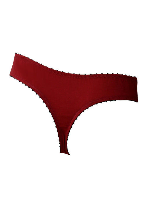 String Rouge, string coton, string soie rouge, string coton soie, string bio, string coton bio, tanga coton, tanga rouge