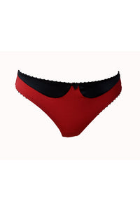 String Rouge, string coton, string soie rouge, string coton soie, string bio, string coton bio, tanga coton, tanga rouge