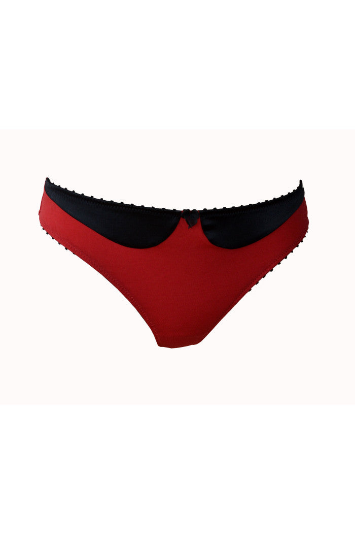 String Rouge, string coton, string soie rouge, string coton soie, string bio, string coton bio, tanga coton, tanga rouge