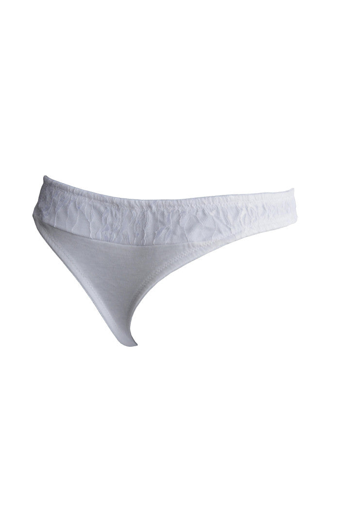 String Sublime Coton Bio, string dentelle, string blanc, string bio, string dentelle bio