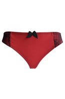 String Sublime Rouge Coton bio, string rouge, string bio, string coton, string dentelle