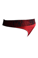 String Sublime Rouge Coton bio, string rouge, string bio, string coton, string dentelle