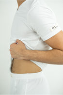 Tee-shirt homme en coton biologique, sous-vêtement homme, tee-shirt blanc