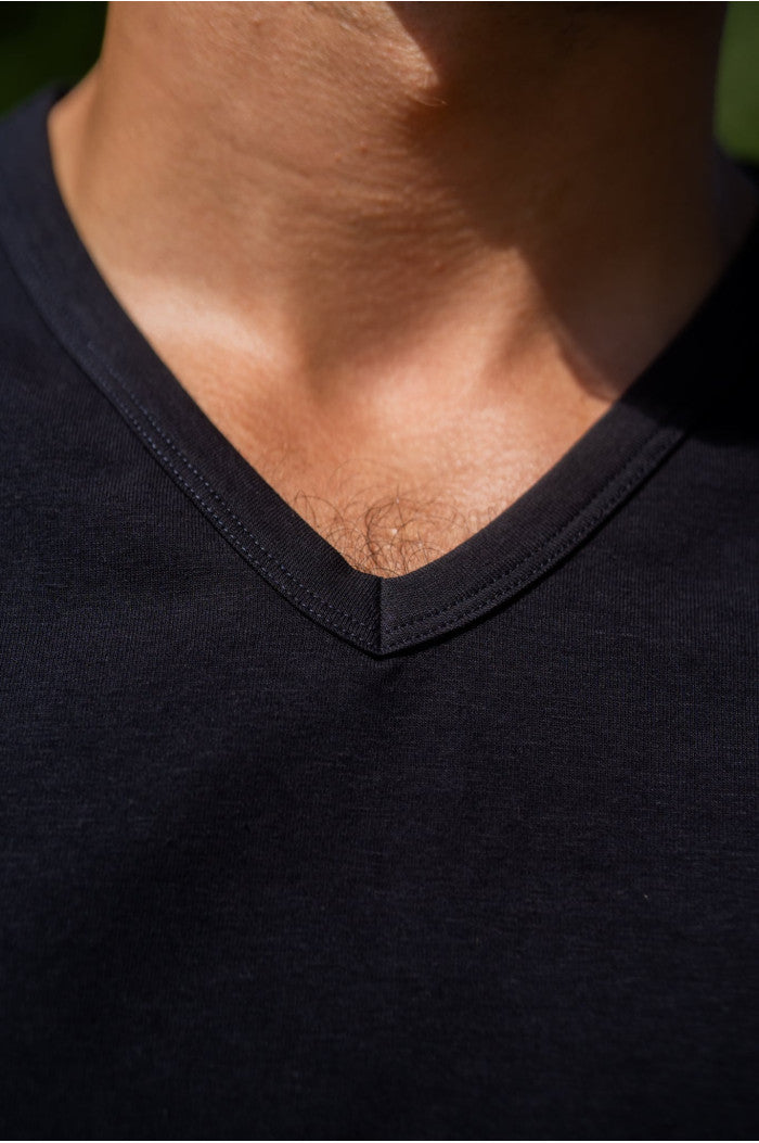 Tee-Shirt Homme coton biologique col V
