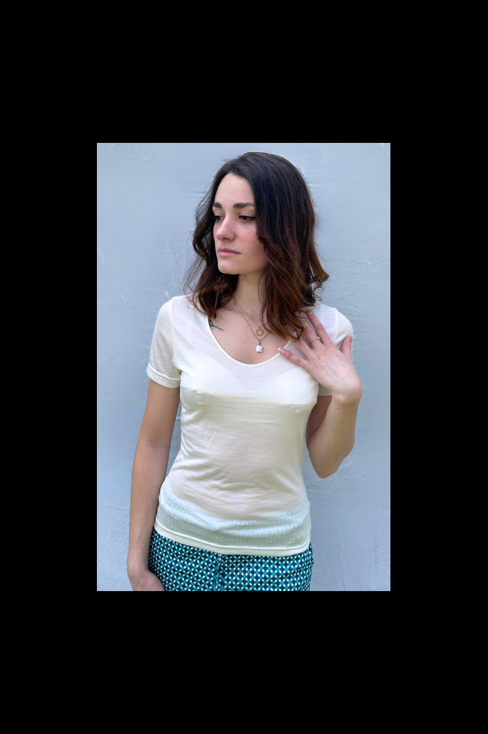 Tee-Shirt Laine et Soie