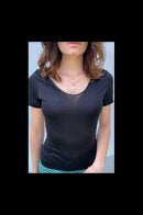 Tee-Shirt Laine et Soie