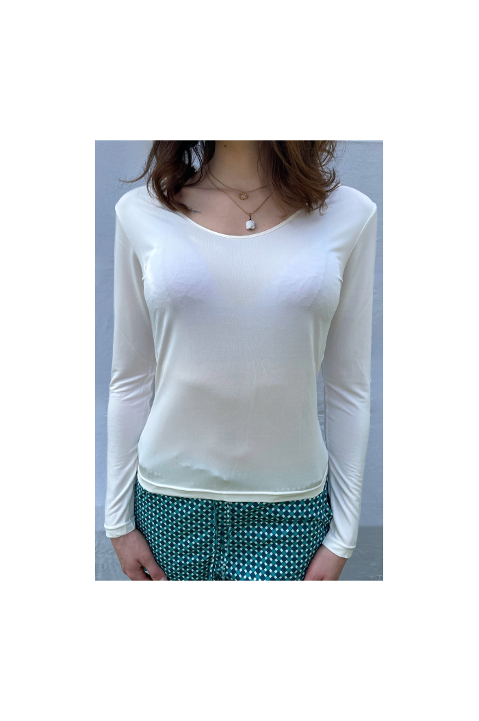 Tee-shirt en soie femme 100% naturelle