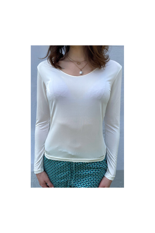 Tee-shirt en soie femme 100% naturelle